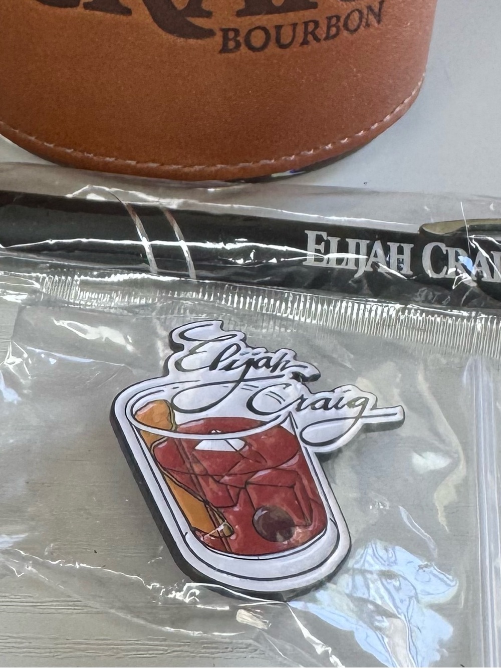 Elijah Craig Bourbon Branded Tumbler  with Lapel pin and Writing pen - Picture 2 of 7